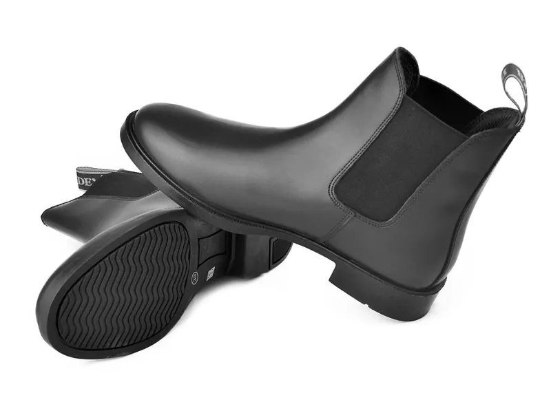 Dever Rio Leather Jodphur Boots Black